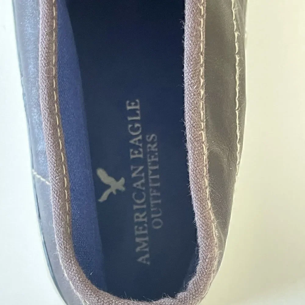 Pre-Owed American Eagle Mens Brown Mid Top Sneakers Ankle Chukka Shoes Size 11